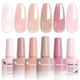 Venalisa Jelly Translucent Gel Polish 6 Colors Set Hema Free TPO Free Hema Free, view 2