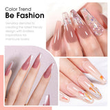 Venalisa Jelly Translucent Gel Polish 6 Colors Set Hema Free TPO Free Hema Free, view 5