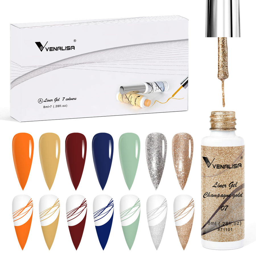 Venalisa Liner Gel 7 Colors Kit- A