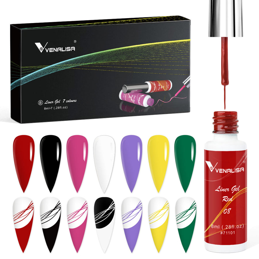 Venalisa Liner Gel 7 Colors Kit- B