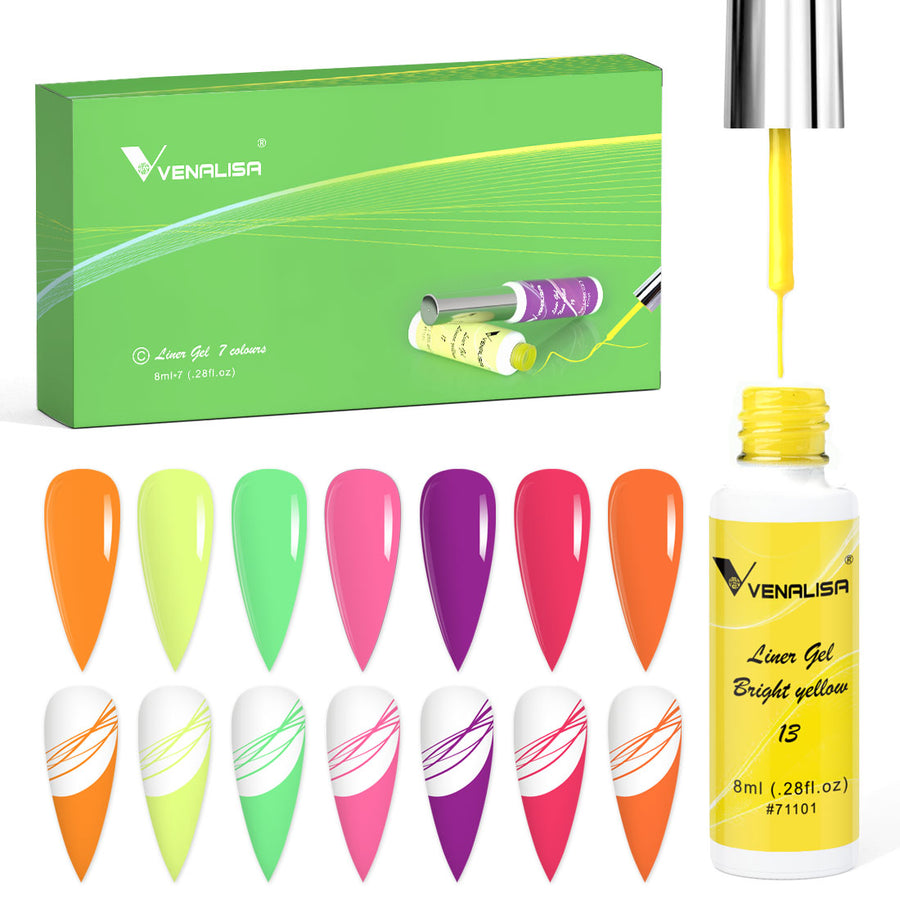 Venalisa Liner Gel 7 Colors Kit- C
