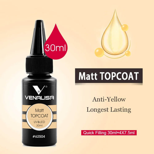 Venalisa Matt Top 30ml (For Quick Filling) TPO Free Hema Free