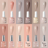 Venalisa Milky Coffee- Gel Polish 12 Colors Set TPO Free Hema Free, view 2