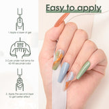 Venalisa Milky Pastel- 6 Colors Gel Polish Set TPO Free Hema Free, view 5