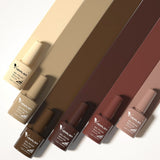 Venalisa Mocha Maven - Hema Free 6 Colors Brown Gel Polish Set TPO Free Hema Free, view 2
