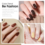 Venalisa Mocha Maven - Hema Free 6 Colors Brown Gel Polish Set TPO Free Hema Free, view 5