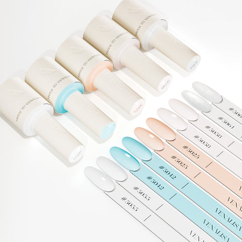 Venalisa Moonlight Sorbet- 5 Colors Gel Polish Set (With Nail Tips) TPO Free Hema Free