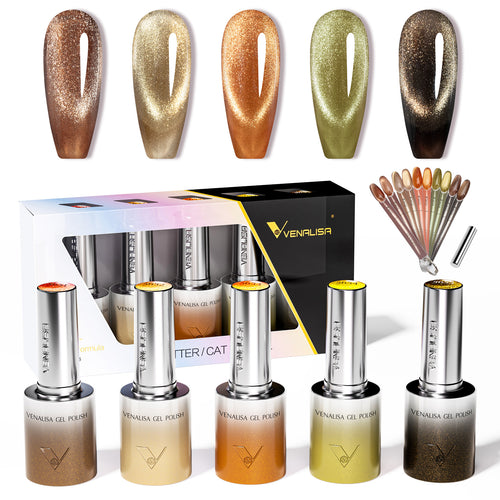 Venalisa Mystic Cat Eye Gel Polish Set (10ML) TPO Free Hema Free