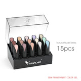 Venalisa Natural Nude Series Classic Gel Nail Polish Kit 15pcs/ Set, view 5