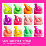 Venalisa Neon Gel Polish 12 Colors Set TPO Free Hema Free, view 2