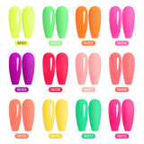 Venalisa Neon Gel Polish 12 Colors Set TPO Free Hema Free, view 3