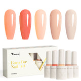 Venalisa Neutral Poetry- 5 Colors Gel Polish Set (With Nail Tips) TPO Free Hema Free, view 2