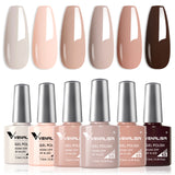 Venalisa Nude Brown- 6 Colors Gel Polish Set TPO Free Hema Free, view 2
