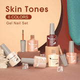 Venalisa Nude Brown- 6 Colors Gel Polish Set TPO Free Hema Free, view 3