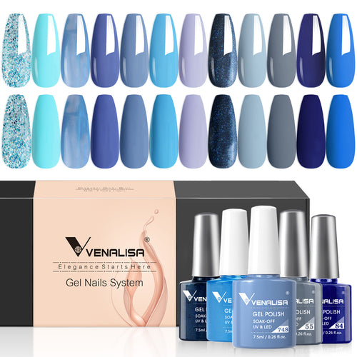 Venalisa Ocean Queen- Gel Polish 12 Colors Set TPO Free Hema Free