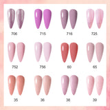 Venalisa Peach Rose- Gel Polish 12 Colors Set TPO Free Hema Free, view 3