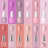 Venalisa Peach Rose- Gel Polish 12 Colors Set TPO Free Hema Free, view 4