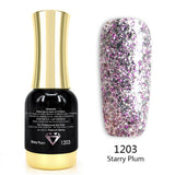 Venalisa Platinum Glitter Gel Polish TPO Free Hema Free, view 4