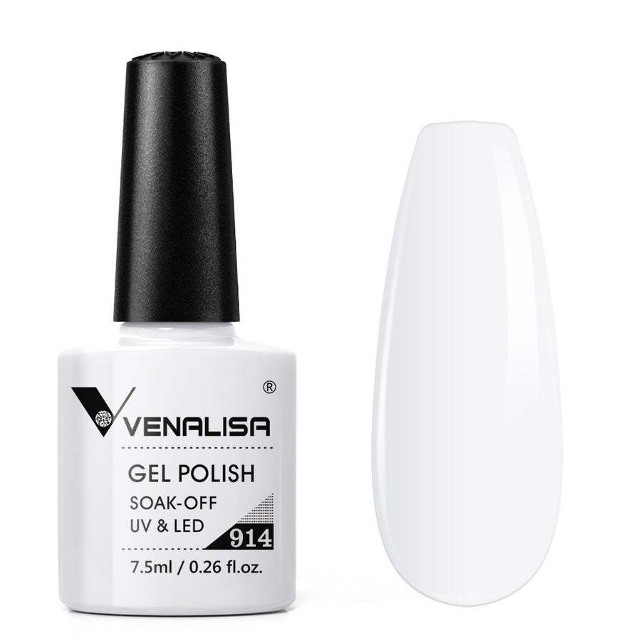 Venalisa Pure- White Gel Nail Polish 7.5ml