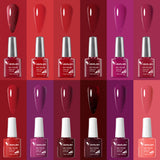 Venalisa Red Elegance- Gel Polish 12 Colors Set TPO Free Hema Free, view 4