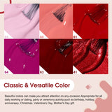 Venalisa Red & Pink- 6 Colors Gel Polish Set TPO Free Hema Free, view 4