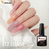 Venalisa Rubber Base Coat- 12 Colors Set TPO Free Hema Free, view 5