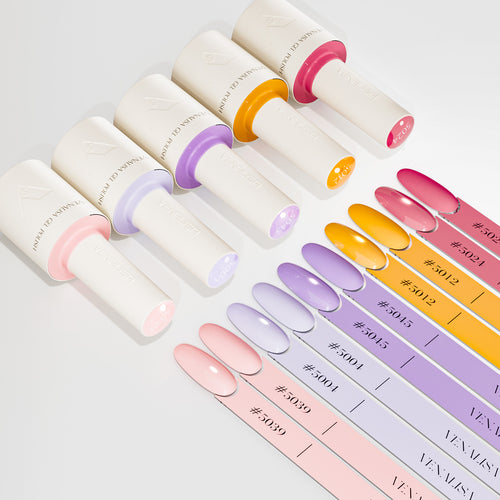 Venalisa Sunset Mirage- 5 Colors Gel Polish Set (With Nail Tips) TPO Free Hema Free