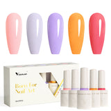 Venalisa Sunset Mirage- 5 Colors Gel Polish Set (With Nail Tips) TPO Free Hema Free, view 2
