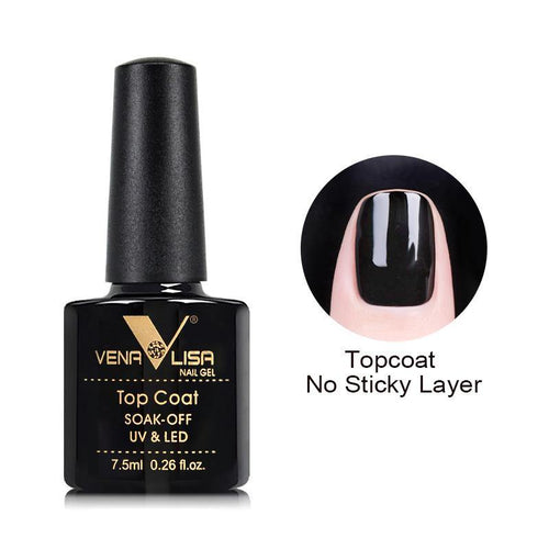 Venalisa No-wipe Top Coat 7.5ml TPO Free Hema Free