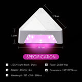 Venalisa UV/LED Red Light Nail Lamp, view 3