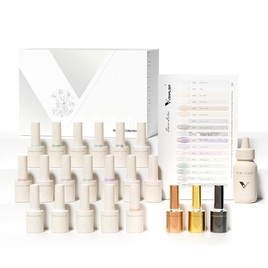 Venalisa V4 Gel Polish Set 22 Pcs With Color Card TPO Free Hema Free