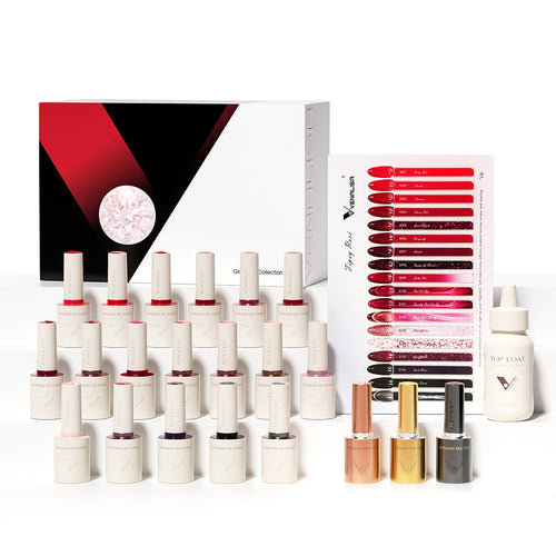 Venalisa V6 Gel Polish Set 22 Pcs With Color Card TPO Free Hema Free