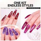 Venalisa Velvet Cat Eye Gel Polish Set (10ML) TPO Free Hema Free, view 4