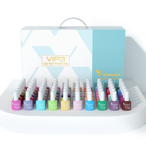 Venalisa VIP3 Gel Polish Kit 60 Colors TPO Free Hema Free