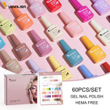 Venalisa VIP5 Gel Polish Kit 60 Colors TPO Free Hema Free, view 4