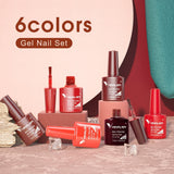 Venalisa XMAS Red- 6 Colors Gel Polish Set TPO Free Hema Free, view 3