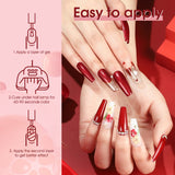 Venalisa XMAS Red- 6 Colors Gel Polish Set TPO Free Hema Free, view 4