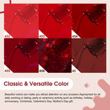 Venalisa XMAS Red- 6 Colors Gel Polish Set TPO Free Hema Free, view 5