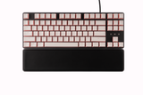 Venatos Pink & White Pudding PBT Keycaps, view 3