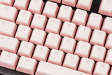 Venatos Pink & White Pudding PBT Keycaps, view 4