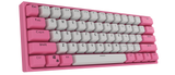 Venatos VEN Mini [Pink and White] - Wireless Hot Swappable 61 Key 3-Pin Mechanical Keyboard, view 2