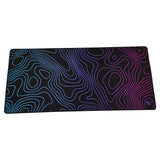 Venatos Black RGB Wave XXL Oversized Mousepad Desk Mat for Gaming Ultra Thick, view 3