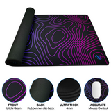 Venatos White XXL Oversized Mousepad Desk Mat for Gaming Ultra Thick, view 6