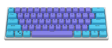 Venatos VEN Mini [Purple and Blue] - Wireless Hot Swappable 61 Key 3-Pin Mechanical Keyboard, view 3