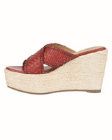 Vintage Foundry Co Women's Lorie Wedge Sandals, view 6