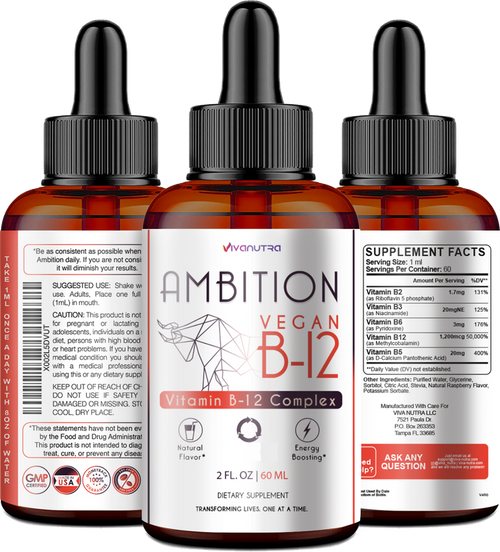 Viva Nutra Ambition Liquid Vegan Vitamin B Drops