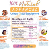 Viva Nutra Prevention D-Mannose and Cranberry Capsules, view 3