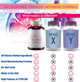 Viva Nutra Prevention D-Mannose and Cranberry Capsules, view 4