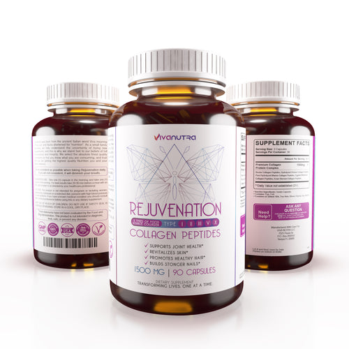 Viva Nutra Rejuvenation Multi Collagen Peptides Capsules