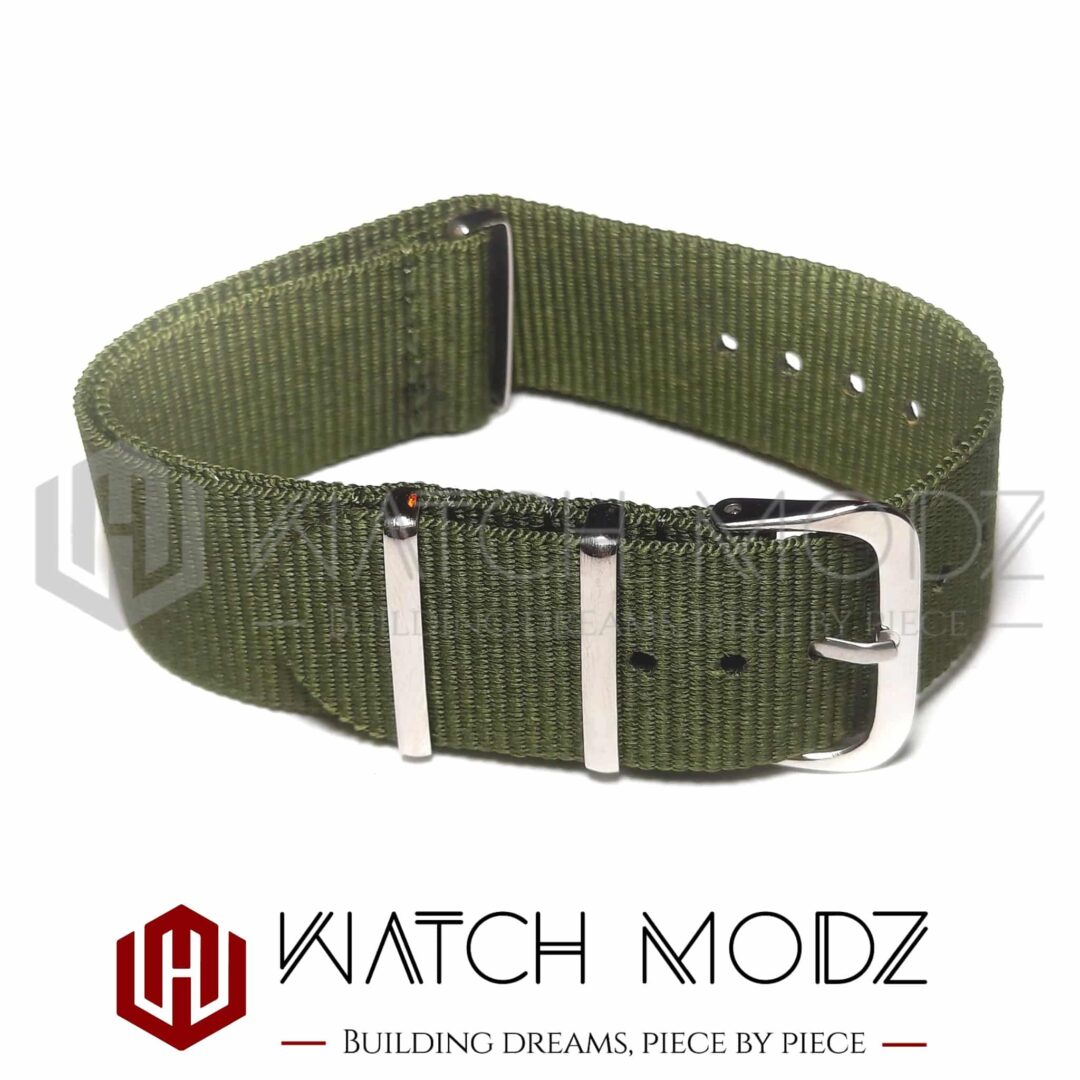 Watch-Modz 22mm Nato: Army Green